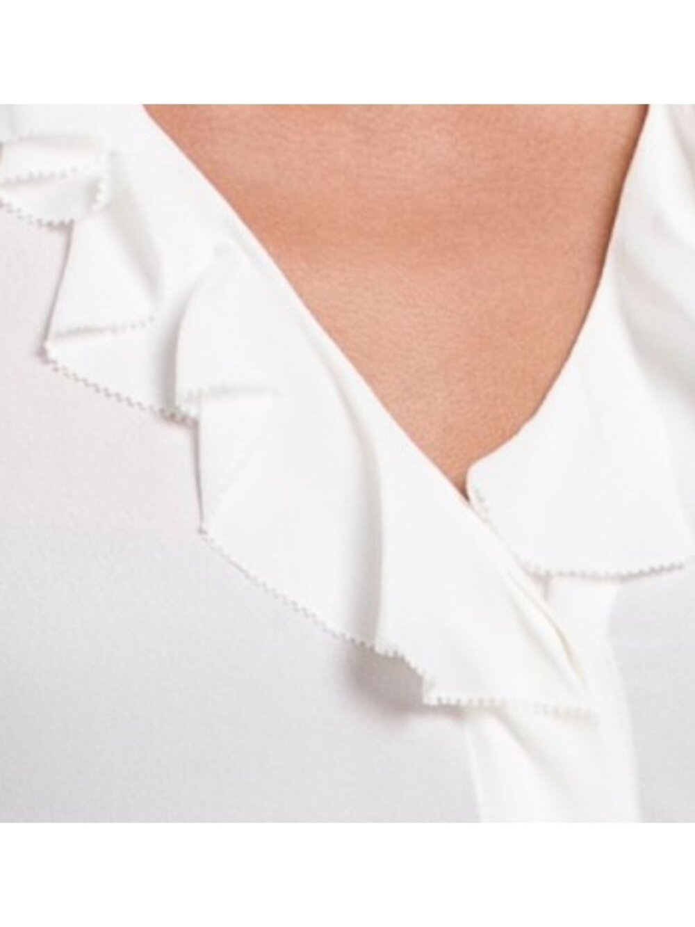 BROOKS BROTHERS Balloon Sleeve Ruffle Blouse - Picture 3 of 3